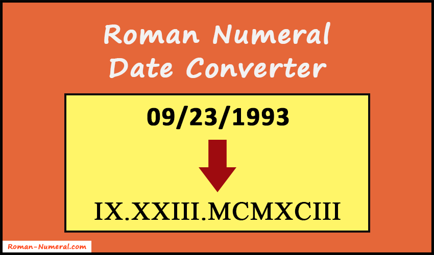 Roman Numeral Date Converter | Date to Roman Numerals